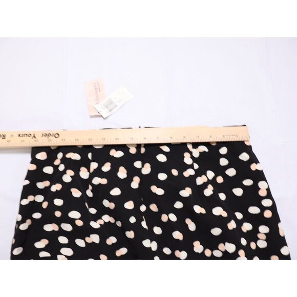 Philosophy Womens Dot Print Back Zip Skirt Black/Pink/White Size 12 Midi - Picture 8 of 10